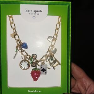 Kate Spade Gold Charm Necklace with Fun Accents